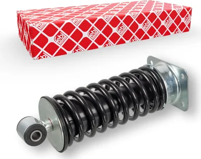Produktbild von FEBI BILSTEIN Dämpfer Fahrerhauslagerung 173734 Hinten passend für MERCEDES-BENZ AXOR 2 mechanisch 3,46kg