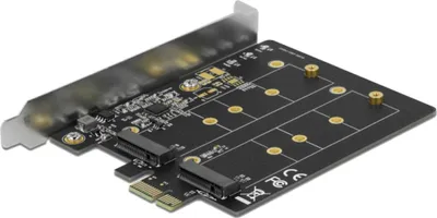 Zdjęcie produktu dla DeLOCK 90432, PCIe, M.2, PCIe 3.0, Czarny, JMicron JMB582, Windows 10 Education, Windows 10 Education x64, Windows 10 Enterprise, Windows 10 Enterprise x64,...