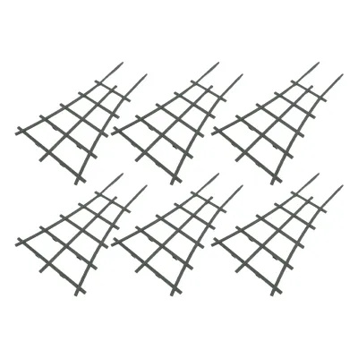 Produktbild von 6 popínavých mreží pre izbové rastliny, veľké, malé, stohovateľné, plastové podpery pre popínavé rastliny v kvetináčoch