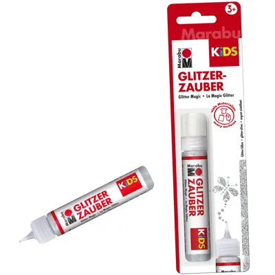 Produktbild von Marabu KiDS Glitzerfarbe "Glitzerzauber", glitter-silber