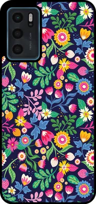 Zdjęcie produktu dla Etui na telefon Smartphonica odpowiednie dla Oppo A16 / A16s / A54s z kwiatowym nadrukiem - tylna obudowa z TPU w kwiatowy wzór