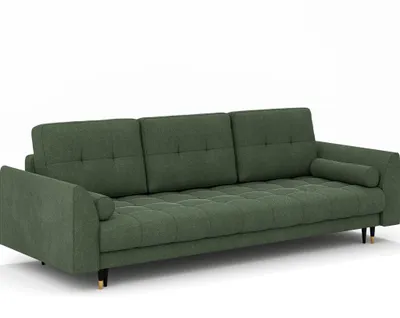 Produktbild von Sofa mit Schlaffunktion und Bettkaste Dunkelgrün Candy Storm 39