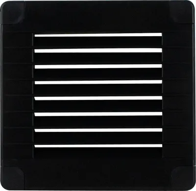 Produktbild von Lüftungsgitter Gitter Abluftgitter Lamellengitter Belüftung Entlüftung Zuluftgitter Ablufteckig 100 x 100 mm Insektenschutz wählbar anthrazit/graphit nein