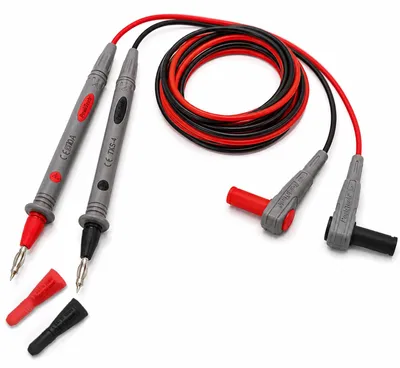 Zdjęcie produktu dla Przewody pomiarowe do multimetru - Elastyczne - 1000 V - 10 A - 120 cm - 4 mm