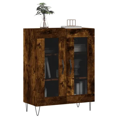Produktbild von Möbel Sideboard - praktischem Design - Wohnzimmerschrank - Kommde für Flur - Räuchereiche 69,5x34x90 cm Holzwerkstoff Top4217032