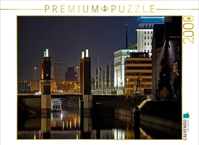 Produktbild von CALVENDO Puzzle Das Schwanentor am Innenhafen Duisburg 2000 Teile Puzzle quer | 2000 Teile Lege-Größe 90x67cm Foto-Puzzle für glückliche Stunden