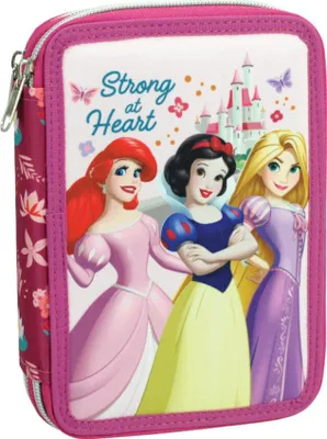 Produktbild von Disney Prinzessin Strong gefülltes Federmäppchen 2 Etagen