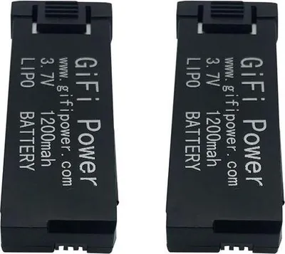 Produktbild von 2 PACK 3.7V 1200mAh LiPo Batteries for Eachine E58 Drone