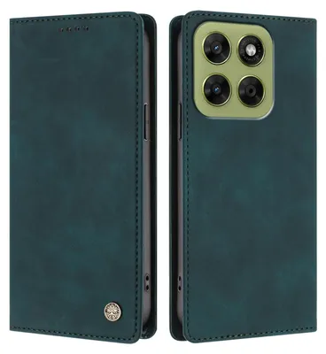 Produktbild von Coverup Classic Klapphülle - Motorola Moto G37 / G37 Power / G47 Hülle - Dunkelgrün