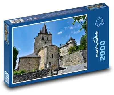 Produktbild von martinpuzzle - Puzzle 2000 Teile - Mittelalterliche Festung - Kirche