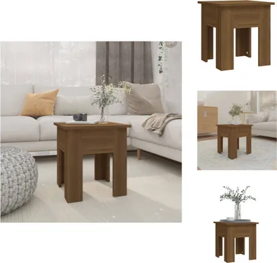 Produktbild von vidaXL Couchtisch Braun Eichen-Optik 40x40x42 cm Holzwerkstoff -  Couchtische