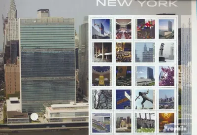 Produktbild von Briefmarken UNO - New York 2015 Mi 1469-1478Klb Kleinbogen (kompl.Ausg.) postfrisch Grußmarken