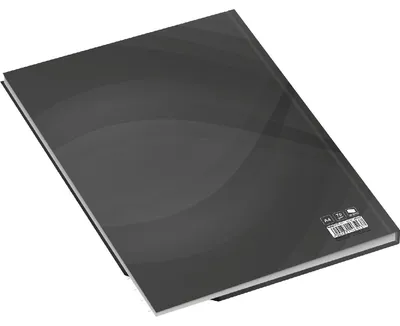 Obrázok produktu pre RNK Verlag 46513 Zošit - A4, tvrdá väzba, linajkovaný, 96 listov, čierny