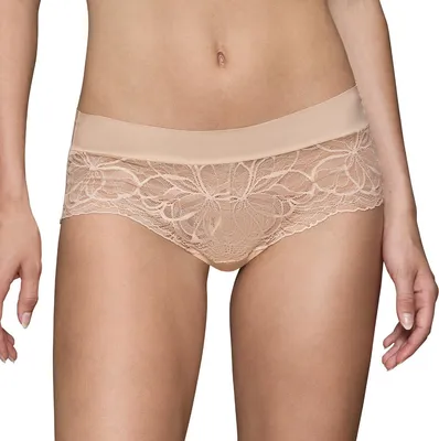 Zdjęcie produktu dla Triumph Body Make-Up Illusion Lace, Slipy, Wysokie figi, Dorosły, Damski, Beżowy, Dopasowanie do talii