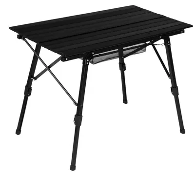 Obrázok produktu pre MultiGarden SMI-CT905 Skládací kempingový stůl s košíkem 90 x 50 cm, černý