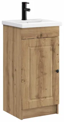 Produktbild von vidaXL Badezimmerschrank mit Waschbecken Artisan-Eiche