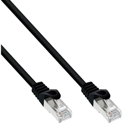 Produktbild von InLine Patchkabel, F/UTP, Cat.5e, schwarz, 1,5m, 1,5 m, Cat5e, F/UTP (FTP), RJ-45, RJ-45, Schwarz