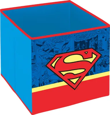 Produktbild von Aufbewahrungsbox Superman - Faltbare Spielzeugbox für Würfelregale 31x31x31 cm