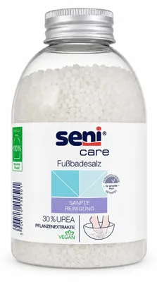 Zdjęcie produktu dla Seni Care sól do kąpieli stóp, delikatnie oczyszczająca | butelka (420 g)