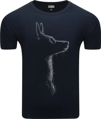 Produktbild von Diarbo Herren T-Shirt mit Tierliebhaber Druck Skizze eines Deutscher Schäferhund Dunkelblau Gr.M