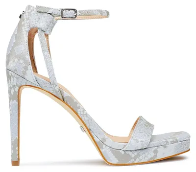 Produktbild von Guess Damen Pumps Zoila Leder-Sandalen Schlangenleder 40