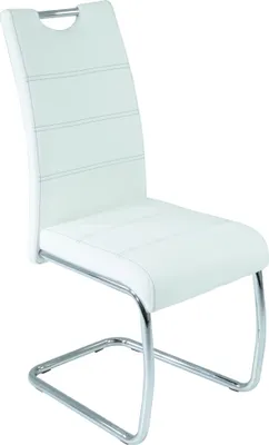 Produktbild von Esszimmerstühle Stuhl Freischwinger 4er Set  ELENI Weiss