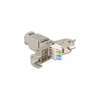 Produktbild von Delock Verbinder für Netzwerkkabel Cat.6A STP werkzeugfrei