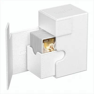 Produktbild von Ultimate Guard Flip`n`Tray 80+ XenoSkin Monocolor Weiß