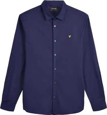 Produktbild von Lyle & Scott Lw1115vog Langarmhemd Blau 2XL Herren Blau 2XL