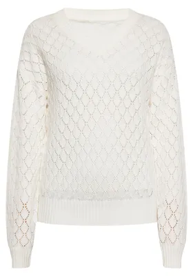 Produktbild von CALEY Damen Pullover - Weiss, S