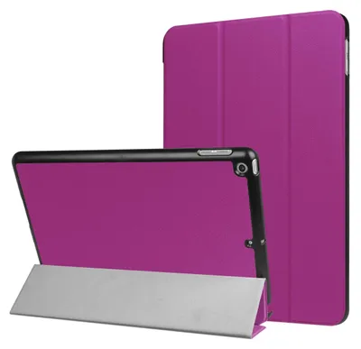 Produktbild von Mobigear Dreifach-Faltetui für iPad 6 (2018) – Klapphülle – Lila