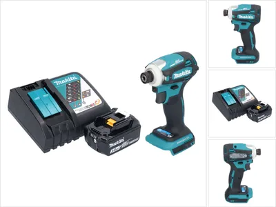 Produktbild von Makita DTD 172 RF1 Akku Schlagschrauber 18 V 180 Nm 1/4" Brushless + 1x Akku 3,0 Ah + Ladegerät