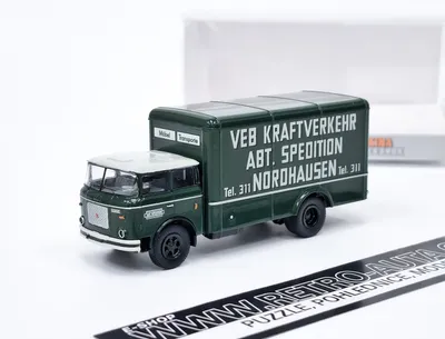 Obrázok produktu pre LIAZ 706 skriňový vagón (1970) VEB KVK Nordhausen Brekina 1:87