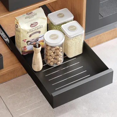 Image de Organiseur de cuisine extensible - Organiseur d'armoire de cuisine - 1 pièce - 43 x 30 x 8 cm