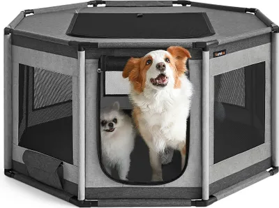 Produktbild von FeandreaHundekäfig, L Welpenauslauf,robust Konstruktion mit Seitentasche