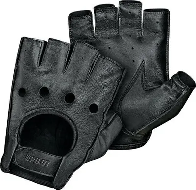 Produktbild von Pilot-2, Fahrhandschuhe halber Finger - M - Schwarz