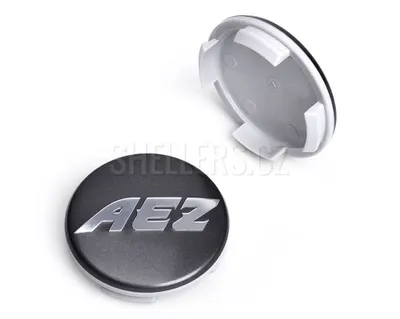 Obrázek produktu pro Středová krytka alu kola Ø 56/60mm, AEZ ZA1318K, plast, šedo-černá matná