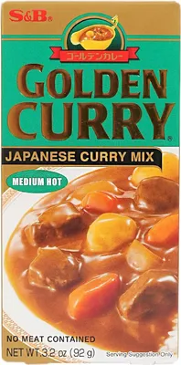 Produktbild von S&B Golden Curry Japan Curry Mix Medium Hot 92g