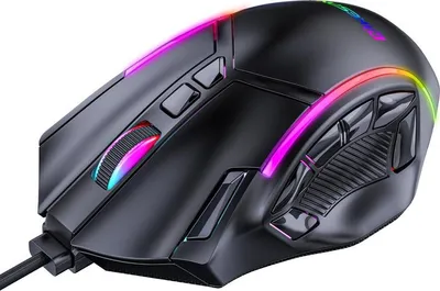 Obrázok produktu pre INF RGB herná káblová myš s 12 tlačidlami, 12800 DPI pre hráčov