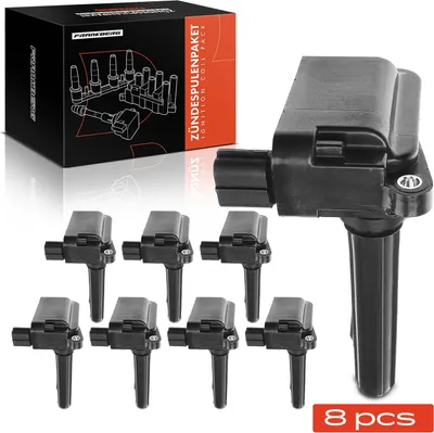 Image de Frankberg 8x Module d'allumage Bobine d'allumage pour Chrysler 300 C Break Dodge Durango Ram 1500 Pick-up 2500 Jeep Commander