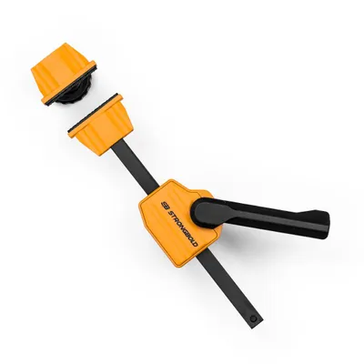 Zdjęcie produktu dla STRONGBOLD StrongClamp C900 Ścisk Stolarski do Otworów 20 mm | Rozpiętość 300 mm | Siła Docisku 69 kg 680N | Szybkomocujący Zacisk do Stołu MFT