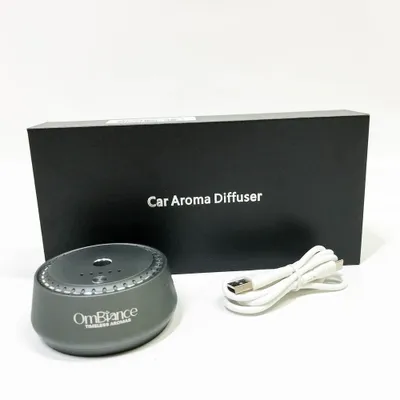 Immagine prodotto di Car Ombiance: diffusore di oli essenziali | Accensione e spegnimento automatici | Accessori per auto Profumi freschi 6 volte più benefici Aromaterapia – Purificatore d'aria | Deodorante per auto
