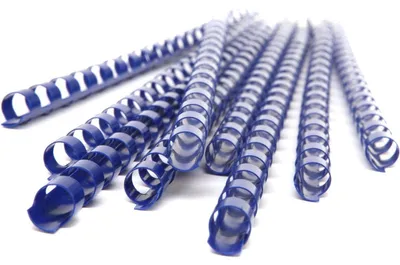 Produktbild von Hřbet plastový 10 mm, 41-55 listů, modrý, 100 ks