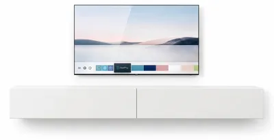 Produktbild von InnoFurn TV-Lowboard Vela 2er-Set, hängend, Weiß matt, 278 x 31 x 27 cm
