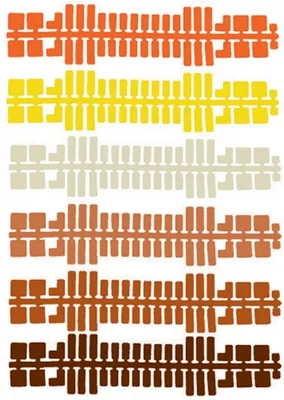 Produktbild von Ministeck Set II - 9 Color Strips (31607 - 31612) - Polybag, Pixels, Kunststoff, Beige, Braun, Orange, Gelb, Junge/Mädchen, 4 Jahr(e), Deutschland