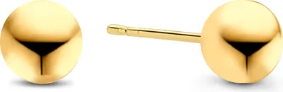 Produktbild von New Bling 9NBG-0381 Gouden Oorknopjes - Dames - Bolletje - 2,8 mm Doorsnee - 14 Karaat - Goud