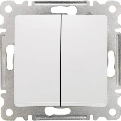 Produktbild von Makel Lilium Natural Modul 2-fach Serienschalter weiss