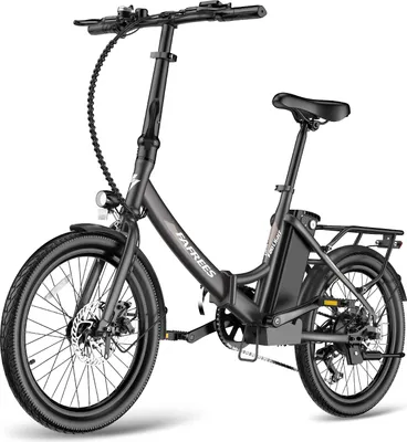 Produktbild von 20" E-Bike 250 W 36 V 20 Ah 110–130 km IPX5 7-Gang – StVZO-konform mit legaler Schiebehilfe (6 km/h) – Schwarz