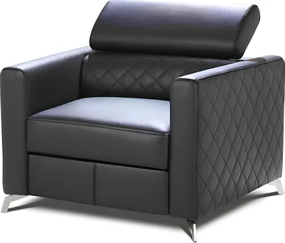 Immagine prodotto di Poltrona Sedia di design Rivestimento Relex 100% pelle italiana Lounge 1 posto