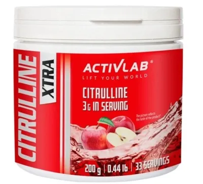 Obrázek produktu pro Cytrulina Xtra Jablko, 200g - Doplněk Stravy s L-argininem pro Podporu Tréninku a Fyzické Výkonnosti